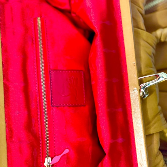 Authentic! Rare Large Christian Louboutin butterscotch lamb skin w dust bag - Picture 2 of 10